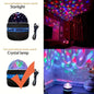 1pc Starry Projector Light With 7 Color Patterns & Remote Control, Polar Projector Night Light For Bedroom Atmosphere