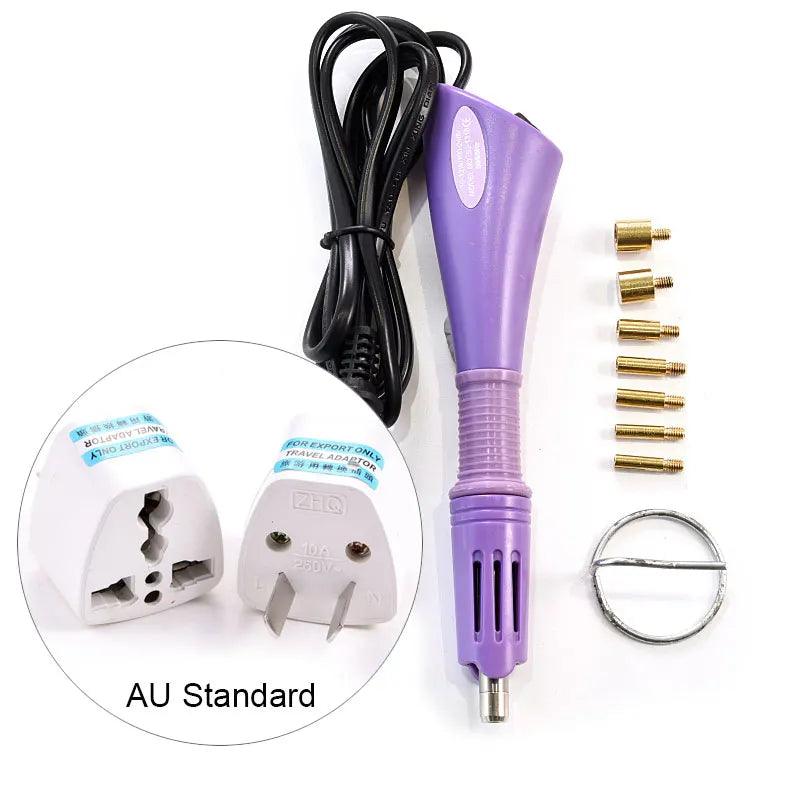 Fast Heated! EU/US Plug White Hotfix Rhinestone Applicator Pink Iron-on Hot Fix Rhinestone Applicator Wand Heat-fix Tool  Y2852