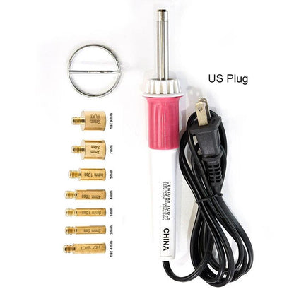 Fast Heated! EU/US Plug White Hotfix Rhinestone Applicator Pink Iron-on Hot Fix Rhinestone Applicator Wand Heat-fix Tool  Y2852