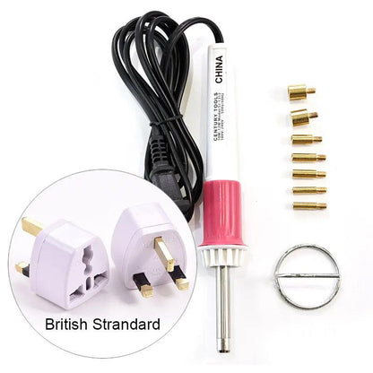 Fast Heated! EU/US Plug White Hotfix Rhinestone Applicator Pink Iron-on Hot Fix Rhinestone Applicator Wand Heat-fix Tool  Y2852