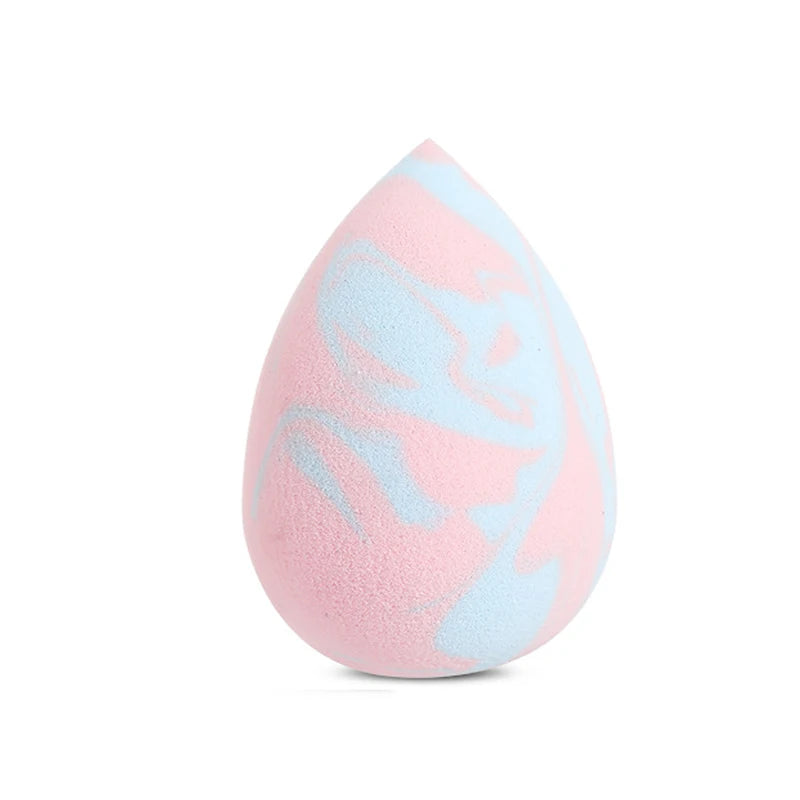 Makeup Sponge, Foundation Cosmetic Puff Powder Smooth Beauty Marbling Blender Water-Drop Shape Tool