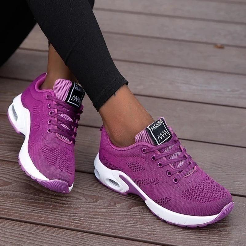 Orthopedic Sneakers Women Breathable Casual Shoes Outdoor Light Weight Sport Shoes Casual Walking Platform Ladies Sneakers 2024