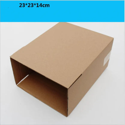 10pcs Thicken Natural Brown Kraft Paper Box Cajas de Carton Mailer Shipping Packaging Boxes