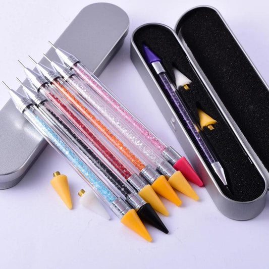 DIY Crystal Pen Rhinestones Gems Picking стразы Tool Wax Pencil Pen Picker Clothing Decoration Tool Diamond Painting Tools F0271