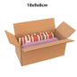 20pcs/lot Brown Corrugated Paper Box Sunglasses Glasses Packing Box Business Express Carton Mailer Box