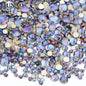 JUNAO 1400pc Mix Size White Opal Glass Rhinestones 3D Nail Art Stones Nail Crystal Gems Stickers Non Hot Fix Strass Appliques