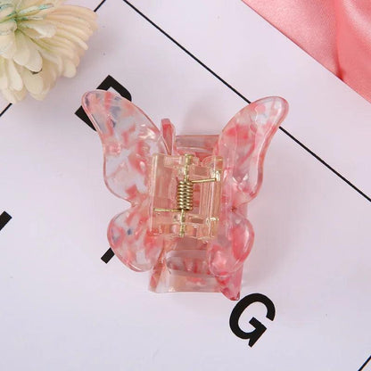 Fashion Hair Clips for Girls Hair Claw Elegant Colorful Butterfly Shape Acetate Hair Clip Women Crab Hair Clip Hair Accessories