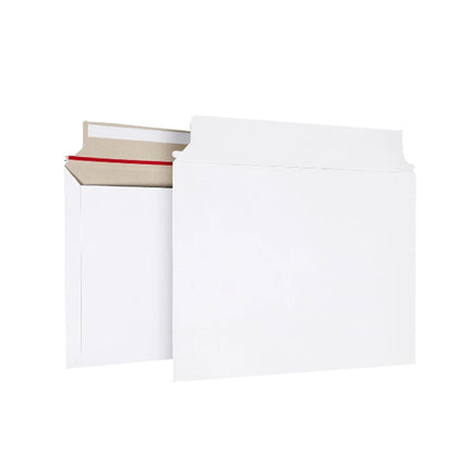 10PCS 250x160mm Mailjackets Rigid Mailers Self-Seal Stay Flat Photo Packaging Paperboard Envelopes ,Document Cardboard Mailers