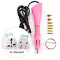 Fast Heated! EU/US Plug White Hotfix Rhinestone Applicator Pink Iron-on Hot Fix Rhinestone Applicator Wand Heat-fix Tool  Y2852