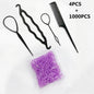 1Set Hairstyle Braiding Tools Set Pull-through Hair Needle Magic Variety DIY Hair Accessoires Hair Comb Hair Styling Tools