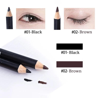 1pcs Professional Makeup Black Brown Eyeliner Matte Eyebrow Pencil Waterproof Lasting Smooth Pen Beauty Tool Accessories