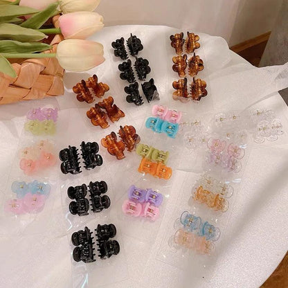 30/50PCS Women Girl Mini Hair Claws Small Hair Claws Kids Sweet Hairpins Hair Clips Fashion Matte Headbands Hair Accessories