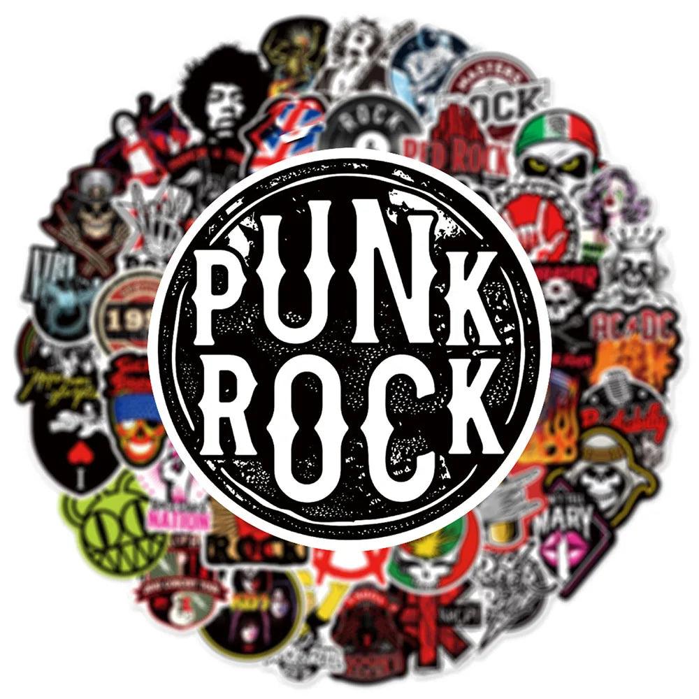 10/30/50/104PCS Rock Band Music Singer Punk Graffiti Stickers Guitar Skateboard Laptop Phone Luggage Car Motorcycle Cool Sticker