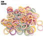 100PCS/Set Candy colors Baby Girls Hair Ring Children 2/3CM Hair Bands Ponytail Elastic Rubber Band Mini Kid Hair Accessories