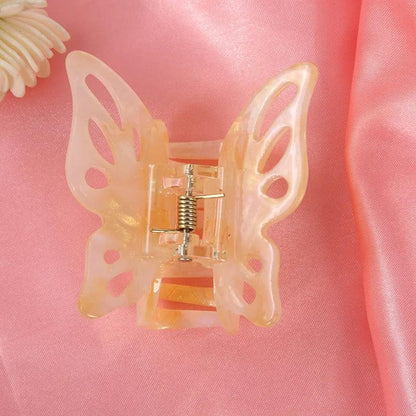 Fashion Hair Clips for Girls Hair Claw Elegant Colorful Butterfly Shape Acetate Hair Clip Women Crab Hair Clip Hair Accessories