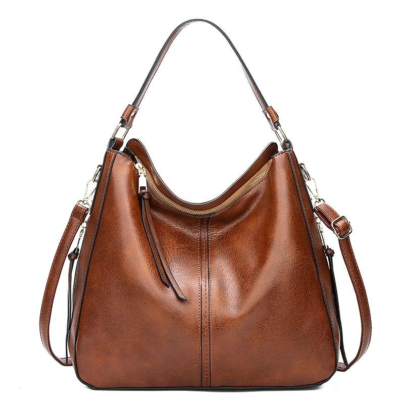 DIDABEAR Hobo Bag Leather Women Handbags Female Leisure Shoulder Bags Fashion Purses Vintage Bolsas Large Capacity Tote bag