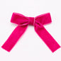 Lystrfac Fashion Velvet Bow Hairpin Women Girls Black Red Hairclip Headdress Bang Bow Hairgrips Back Head Retro Hair Accessories