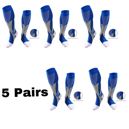 Men's Sports Compression Socks Varicose Veins Cycling Socks Nursing Running Compression Socks Nurse Outdoor Natural Hiking