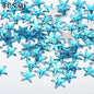 JUNAO 100pcs 10mm Crystal AB Star Decoration Rhinestone Stickers Flatback Stones Applique Non Hot Fix Strass For Clothes Crafts