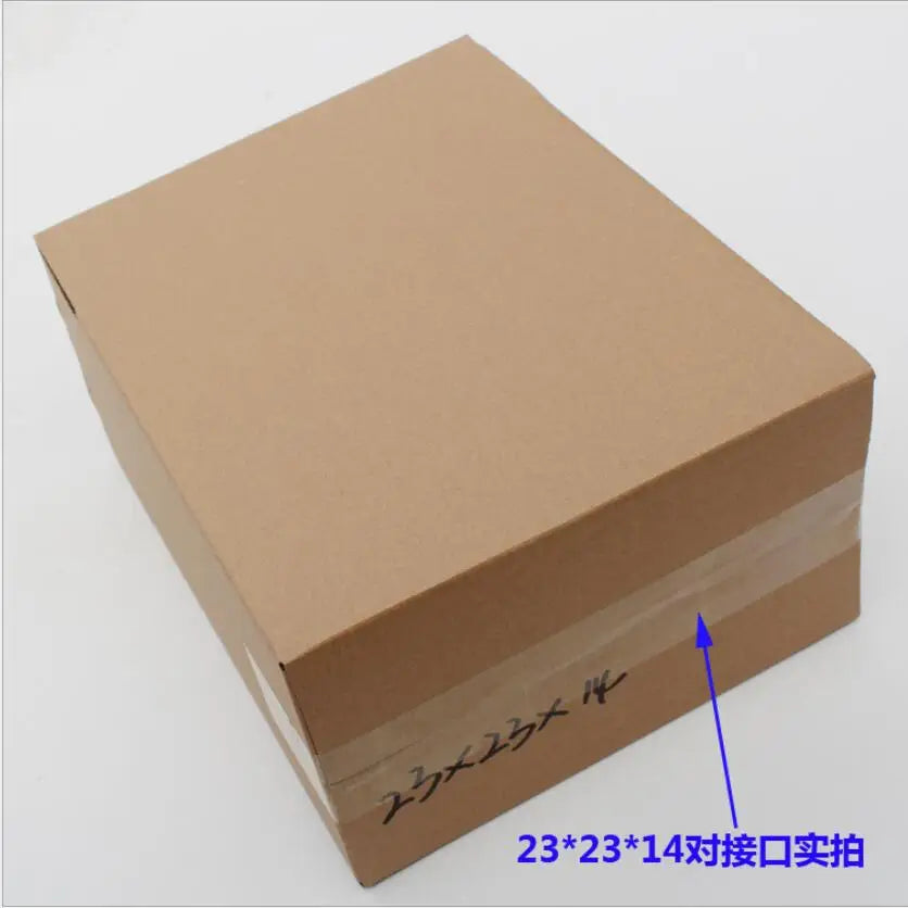 10pcs Thicken Natural Brown Kraft Paper Box Cajas de Carton Mailer Shipping Packaging Boxes