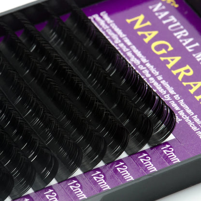 NAGARAKU All Size 6 Cases  C D CC DD Curl  Faux Mink Eyelashes Extension  Individual Eyelashes  Artificial Fake False Eyelashes