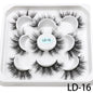 5 Pairs 25mm 3D Mink Eyelashes Bulk Russian roll Fluffy Natural False Eyelash Dramatic Mink lashes Makeup tools Wholesale lashse