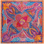 130cm Fashion Bandana Women Scarf Luxury Brand Paisley Hijab Twill Silk Shawl Scarfs For Ladies Foulard Square Scarves Wraps