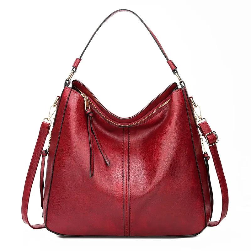 DIDABEAR Hobo Bag Leather Women Handbags Female Leisure Shoulder Bags Fashion Purses Vintage Bolsas Large Capacity Tote bag