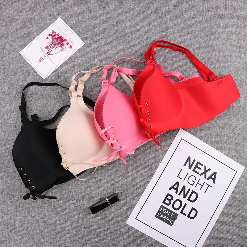 Seamless Bra Sexy Bras For Women Fashion Push Up Lingerie Wireless Bralette Cotton Brassiere  Underwear Female Intimates