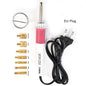 Fast Heated! EU/US Plug White Hotfix Rhinestone Applicator Pink Iron-on Hot Fix Rhinestone Applicator Wand Heat-fix Tool  Y2852