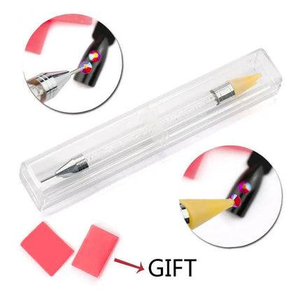 Fast Heated! EU/US Plug White Hotfix Rhinestone Applicator Pink Iron-on Hot Fix Rhinestone Applicator Wand Heat-fix Tool  Y2852