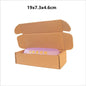 20pcs/lot Brown Corrugated Paper Box Sunglasses Glasses Packing Box Business Express Carton Mailer Box