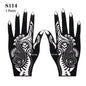 2024 New Professional Henna Stencil Temporary Hand Tattoo Body Art Sticker Template Wedding Tool Flower Tattoo Stencil