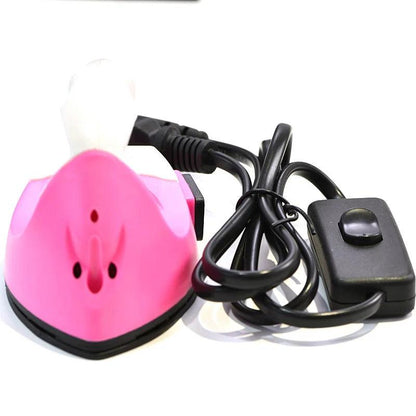 Pink Color Mini Iron Hot Fix Paper Handheld Electronic Iron with Thermostat Bottom for Children DIY F0057 - HighGloss Shop