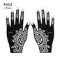 2024 New Professional Henna Stencil Temporary Hand Tattoo Body Art Sticker Template Wedding Tool Flower Tattoo Stencil