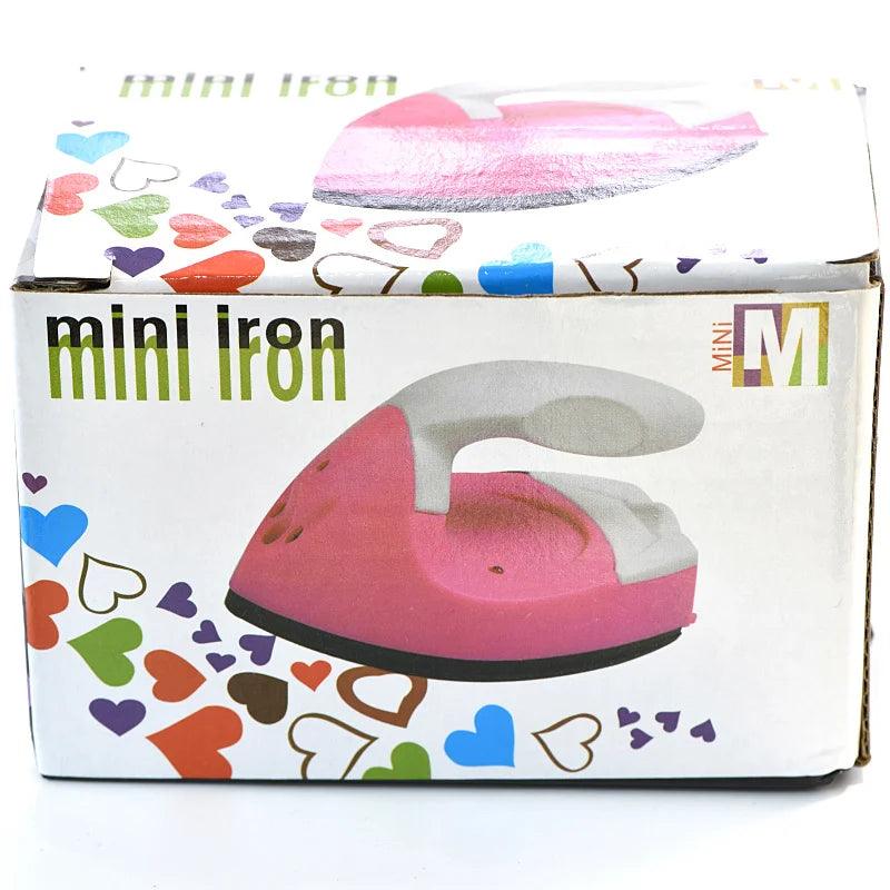 Pink Color Mini Iron Hot Fix Paper Handheld Electronic Iron with Thermostat Bottom for Children DIY F0057 - HighGloss Shop