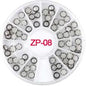 3D Nail Art Charms s/2-4.7mm Rhinestone in Wheel Design Stone Decorations Strass Jewelry DIY Nailart Adhesive Rhinestones Mix