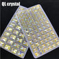 8x10,10x14,13x18mm Color AB Sew on Glass Crystal Rhinestone Flatback for wedding Dress DIY clothes shoes bags accessories