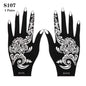 2024 New Professional Henna Stencil Temporary Hand Tattoo Body Art Sticker Template Wedding Tool Flower Tattoo Stencil