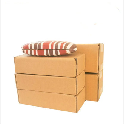 20pcs/lot Brown Corrugated Paper Box Sunglasses Glasses Packing Box Business Express Carton Mailer Box