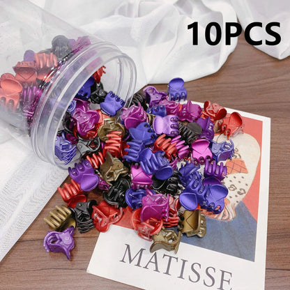 30/50PCS Women Girl Mini Hair Claws Small Hair Claws Kids Sweet Hairpins Hair Clips Fashion Matte Headbands Hair Accessories