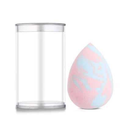 Makeup Sponge, Foundation Cosmetic Puff Powder Smooth Beauty Marbling Blender Water-Drop Shape Tool