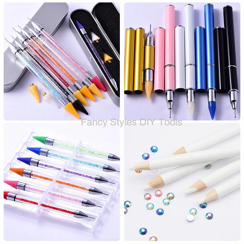 DIY Crystal Pen Rhinestones Gems Picking стразы Tool Wax Pencil Pen Picker Clothing Decoration Tool Diamond Painting Tools F0271 - HighGloss Shop