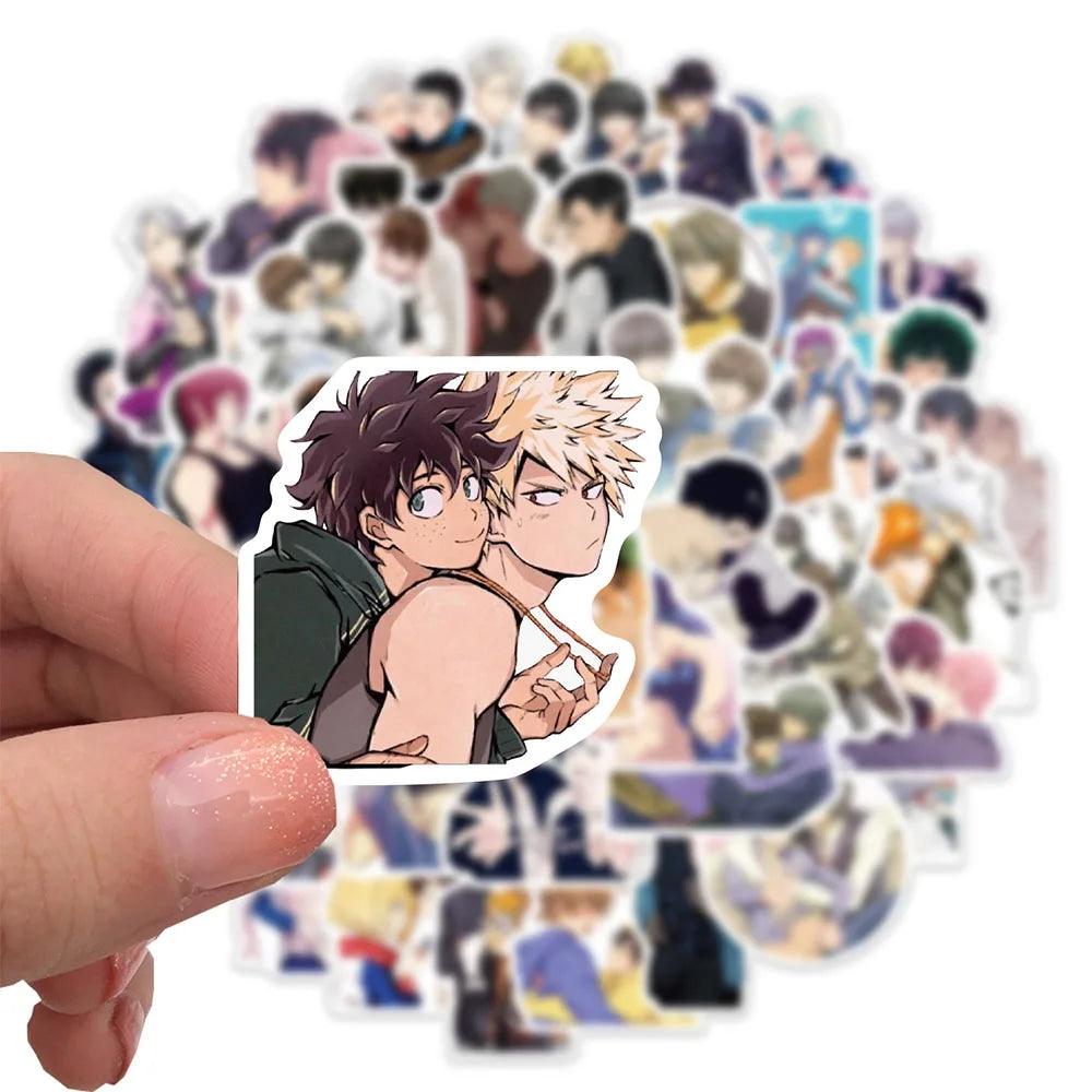 10/30/50PCS Game BL; Yaoi Animation Personalized Graffiti Waterproof Stickers Phone Bike Laptop Guitar Luggage Car Gay Sticker