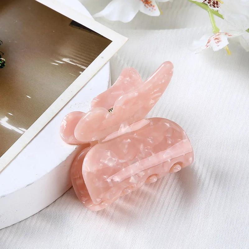 Fashion Hair Clips for Girls Hair Claw Elegant Colorful Butterfly Shape Acetate Hair Clip Women Crab Hair Clip Hair Accessories