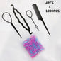 1Set Hairstyle Braiding Tools Set Pull-through Hair Needle Magic Variety DIY Hair Accessoires Hair Comb Hair Styling Tools