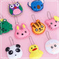 10Pcs/lot Handcraft Toys for Children Non-woven Fabric DIY Handmade Pink Bag Keychain Ornaments Arts Crafts Kits Creative Toy