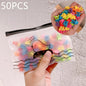 30/50PCS Set Girls Cartoon  Colorful Flower Mini Hair Claws Kids Sweet Hairpins Children Fashion Hair Accessories Cute Hair Clip