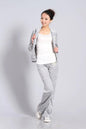 Women's Velvet Tracksuit Fabric Tracksuits Hoodies and Pants Velour Suit Two Piece Set S-XXL