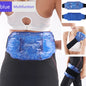 Ice Pack for Injuries Pain Relief Reusable Gel Cold Hot Pack Sport Support Back Waist Knee Cold Compression Therapy Wrap Ice Bag